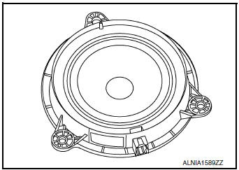 Rear door speaker